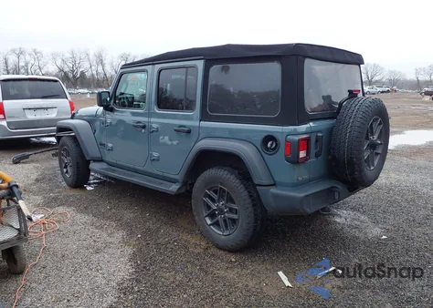 2024 Jeep Wrangler 4-Door Sport S 4X4 из США, поврежденный, VIN 1C4PJXDN3RW124591